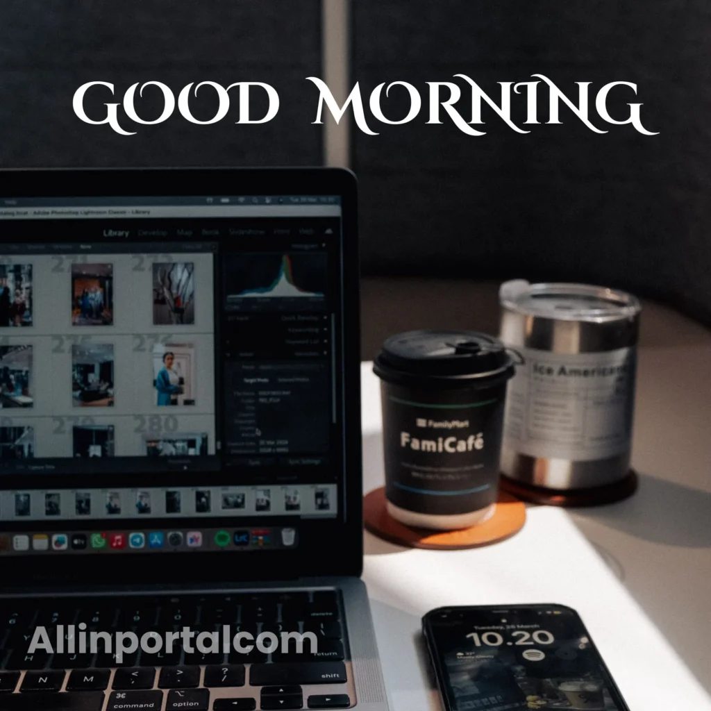 Good Morning Image: Begin today with purpose and strength