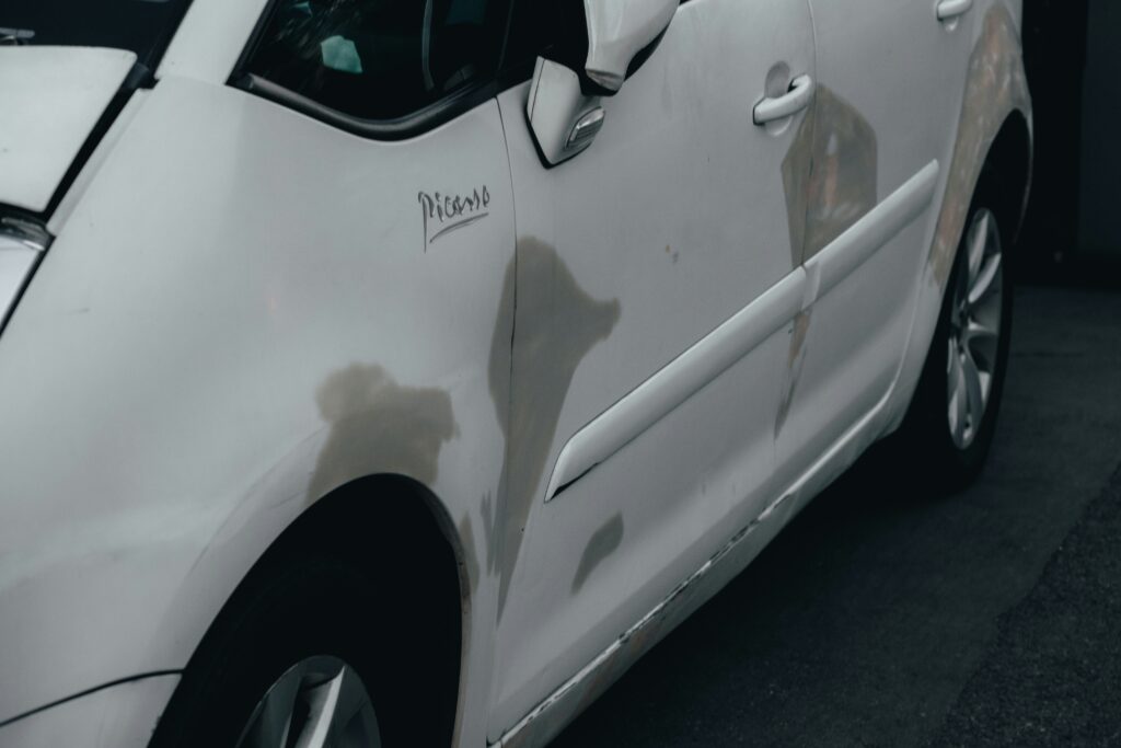 water spots car