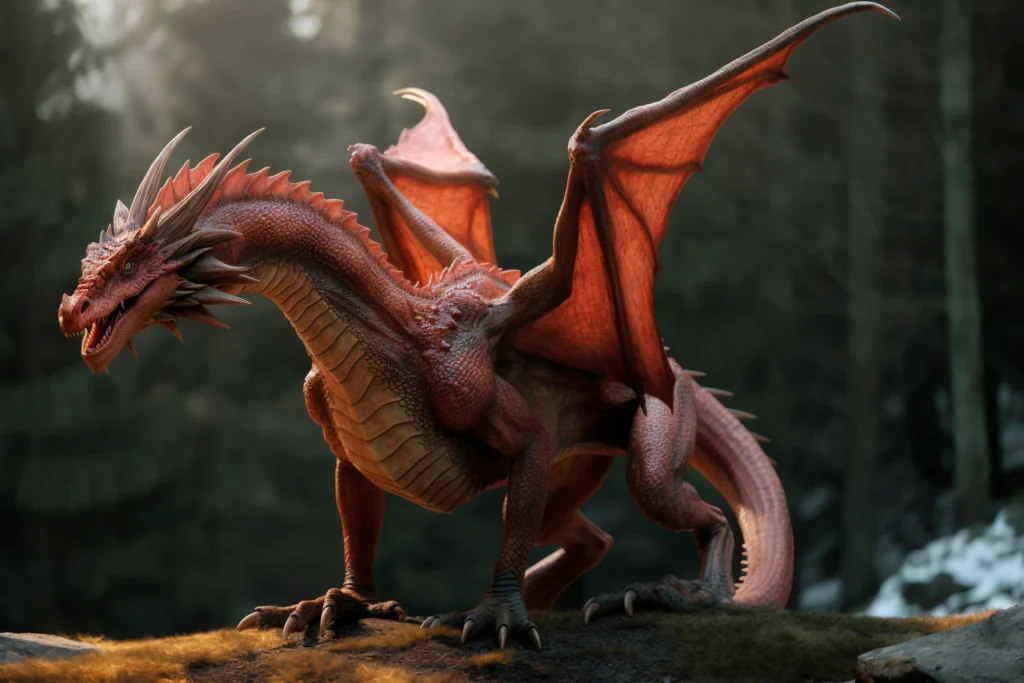 Powerful Fire-Breathing Dragon in 5e